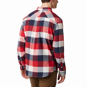 Columbia Flare Gun™ Stretch Flannel Herr Röda/Grå (ZLWSF8546)